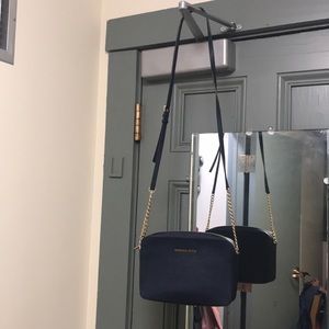 Jet Set Large Saffiano Leather Crossbody